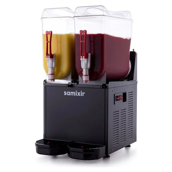Samixir Twin Slush24.B 12+12 Lt Siyah Buzlaş Makinesi - Görsel 3