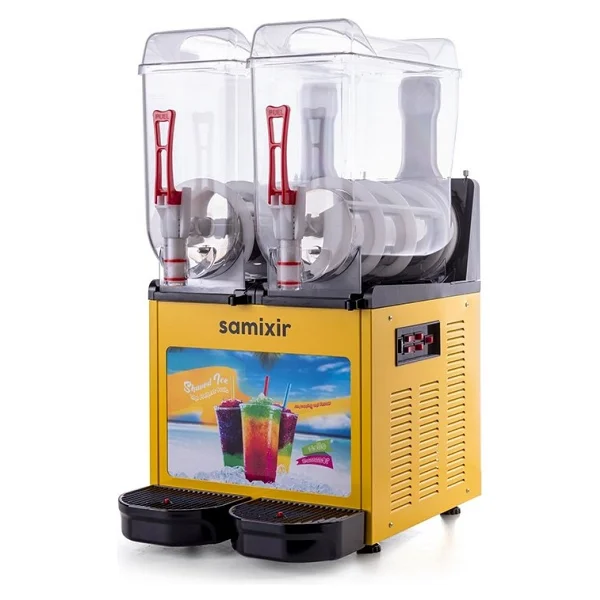 Samixir Twin Allure Slush24.Ya Sarı 12+12 Lt Buzlaş Makinesi - Görsel 5