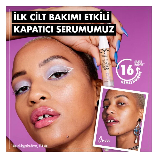 Nyx Professional Makeup Bare With Me 05 Golden 9.6 Ml Serum Kapatıcı - Görsel 5