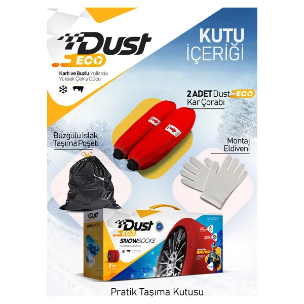 Dust Eco Kar Çorabı - Görsel 5