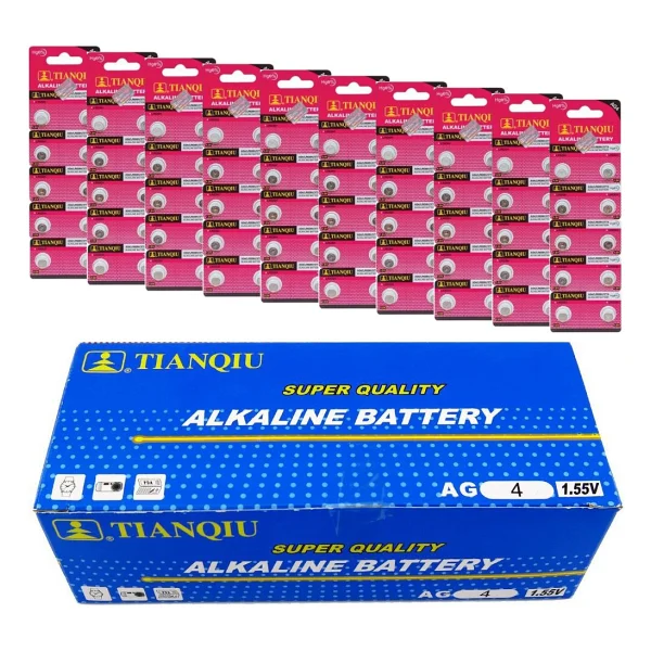 Tianqiu Ag4 Lr626h/377a 10'lu 10 Paket Alkalin Düğme Pil - Görsel 2