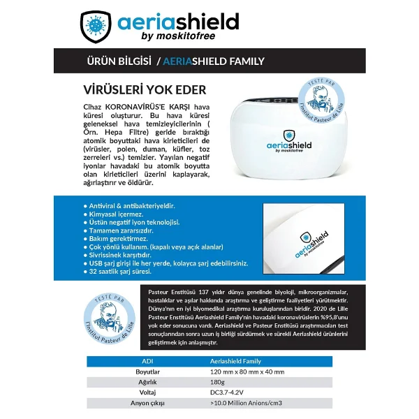 Aeriashield By Moskitofree Family Ozon Makinesi - Görsel 5