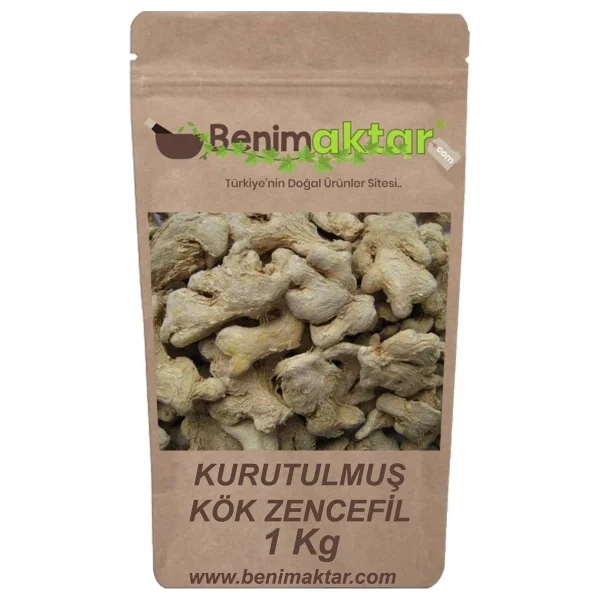 Benimaktar Kurutulmuş Kök Zencefil 1 Kg - Görsel 3