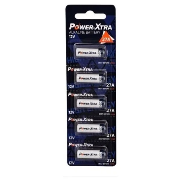 Power-Xtra 27a Mn27 12v 5'li Alkalin Pil - Görsel 2