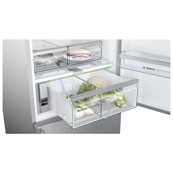 Bosch KGA76PIF0N Inox No Frost Kombi Buzdolabı - Görsel 4