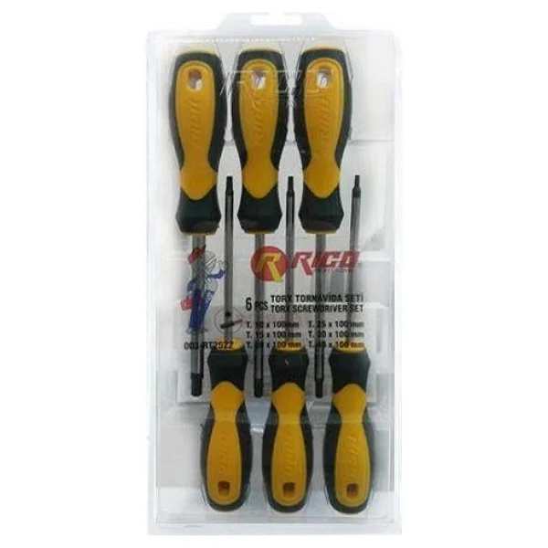 Rico 003-Rt2522 6 Parça Torx Tornavida Seti - Görsel 3