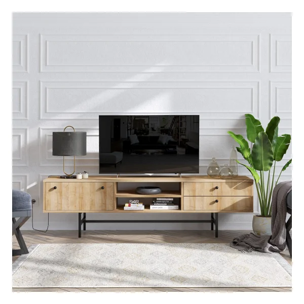 Decormet Owen Tv Sehpası Safir Meşe - Görsel 5