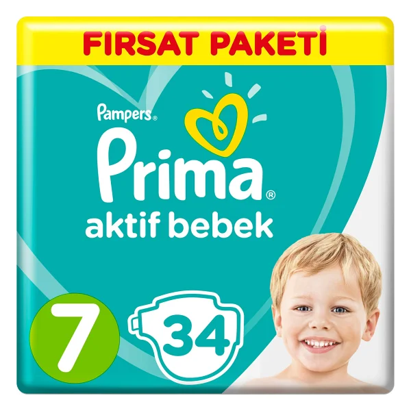 Prima Aktif 3 Numara Midi 62'li Bebek Bezi - Görsel 8