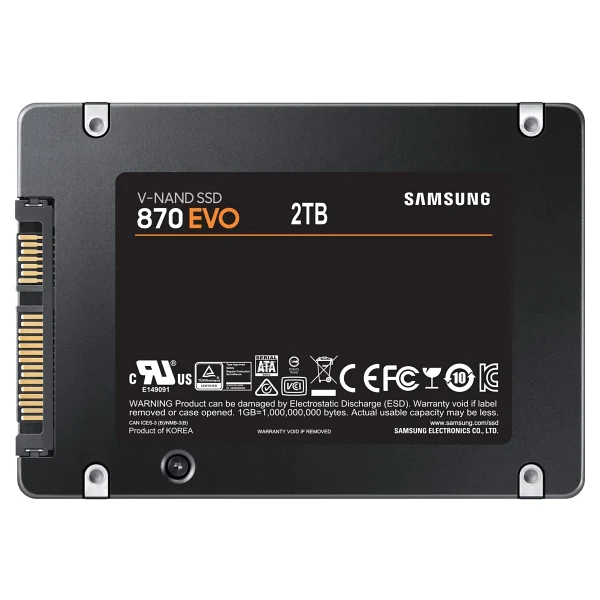 Samsung 870 Evo Mz-77e2t0bw Sata 3.0 2.5" 2 TB SSD - Görsel 3