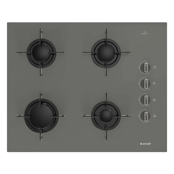 Arçelik Ocd T 651 Eg Grion Gri Cam Ankastre Ocak - Görsel 6