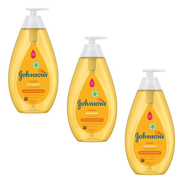Johnson's Johnsons Baby 750 Ml Bebek Şampuanı Göz Yakmayan Formül İle Hassas Ciltler İçin Özel İçerik - Sarı - Görsel 2