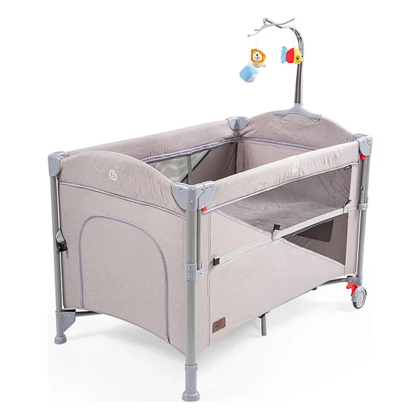 Baby2Go Camelia Koyu Gri 70x110 cm Anne Yanı Oyun Parkı - Görsel 3