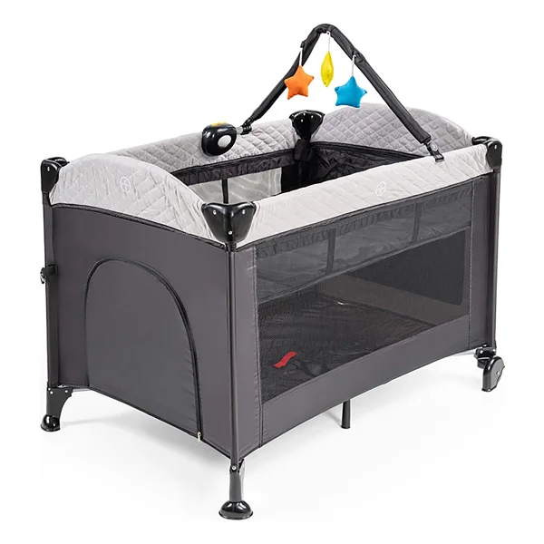 Baby2Go Holly Siyah 70x110 cm Oyun Parkı - Görsel 5