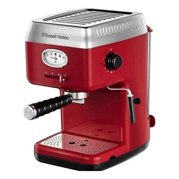 Russell Hobbs 28250-56 Retro Kırmızı Espresso Makinesi - Görsel 9