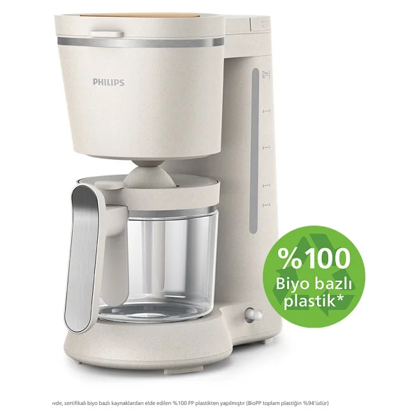 Philips Eco Conscious Edition Filtre Kahve Makinesi 1,2 L, 15 Fincan Kapasiteli, Otomatik Kapanma Ve Cam Sürahi - Görsel 8