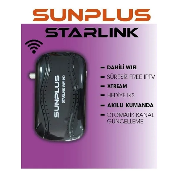 Sunplus Starlink HD Uydu Alıcısı - Görsel 2