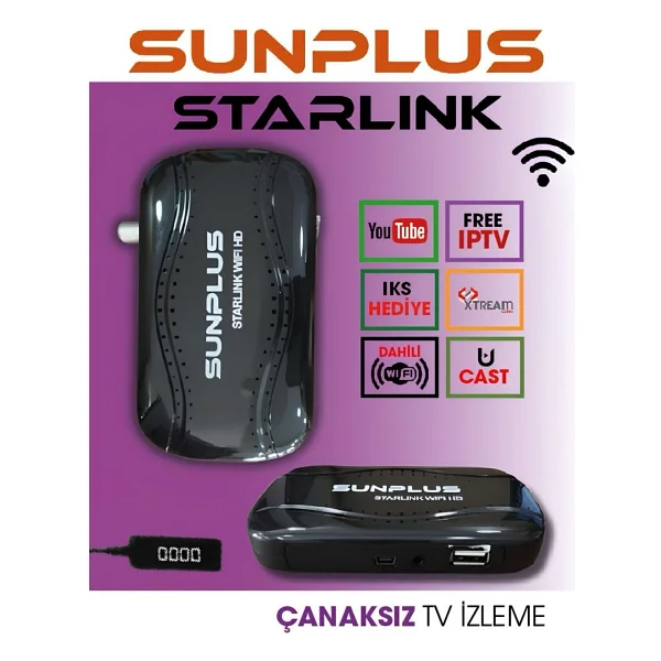 Sunplus Starlink HD Uydu Alıcısı - Görsel 4