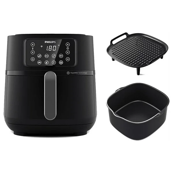 Philips Airfryer 5000 Serisi Hd9285/96 XXL Connected 7.2 Lt Yağsız Fritöz - Görsel 2