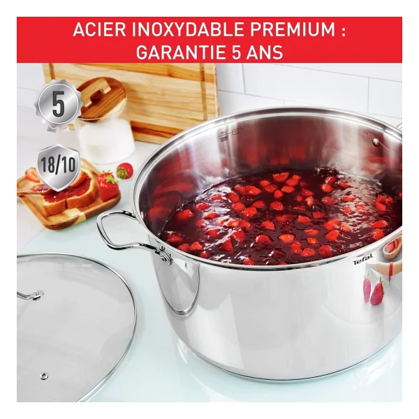 Tefal B9086914 Intuition XL Kapaklı 30 Cm Tencere - Görsel 3