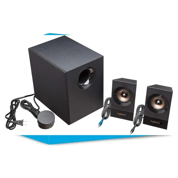 Logitech Z533 60 W 2+1 Kablolu Kumandalı Siyah Hoparlör - Görsel 2