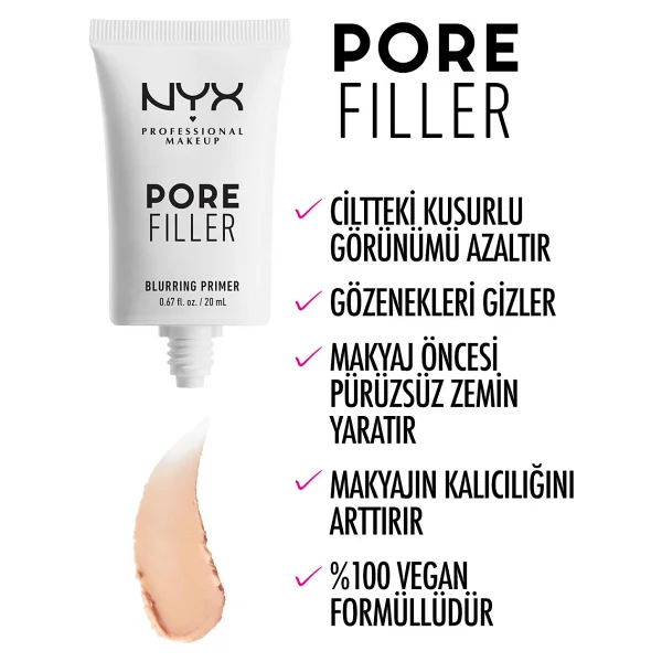 NYX Pore Filler Primer 20 ml Makyaj Bazı - Görsel 2