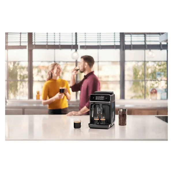 Philips Lattego Tam Otomatik Espresso Makinesi Mat Siyah 2200 Serisi -Aquaclean Filtre, Özel Süt Köpürtücü, Sezgisel Dokunmatik Ekran, Yüksek Su Kapasitesi Ve Çift Bardak Özelliği- Onerous Hediyeli - Görsel 4