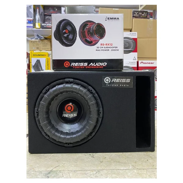 Reiss Audio Rs-Rx12 2000 W 30 Cm Kabinli Subwoofer Oto Hoparlör - Görsel 3