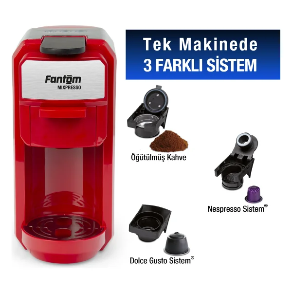 Fantom Mixpresso Ks 1450 Kapsül Kahve Makinesi - Görsel 8