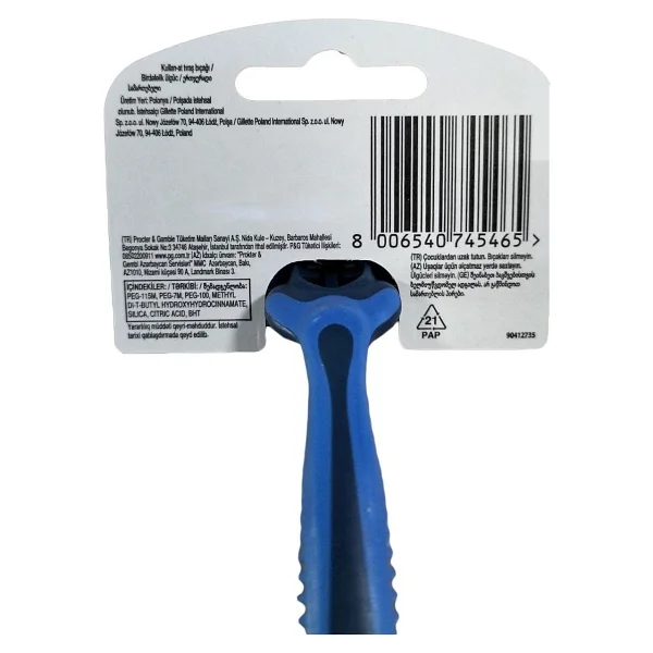 Gillette Blue3 Plus Comfort 10'lu Kartela - Görsel 2