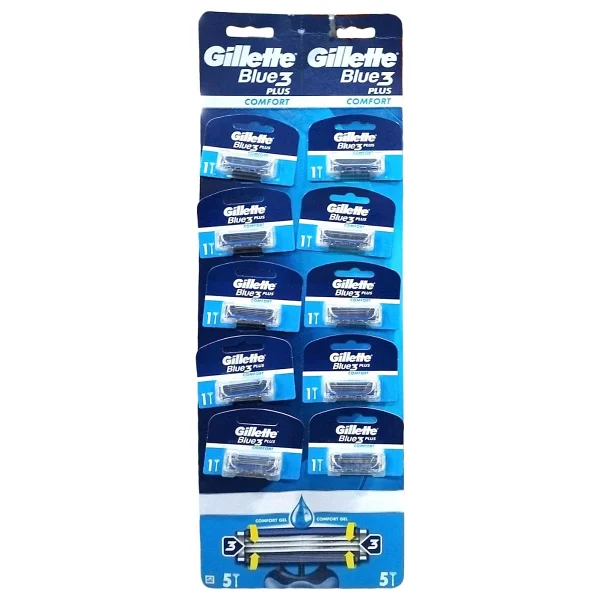 Gillette Blue3 Plus Comfort 10'lu Kartela - Görsel 3