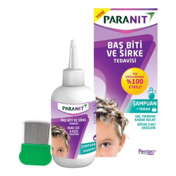Paranit Baş Biti Ve Sirke Tedavisi 100 Ml Bit Şampuanı - Görsel 4