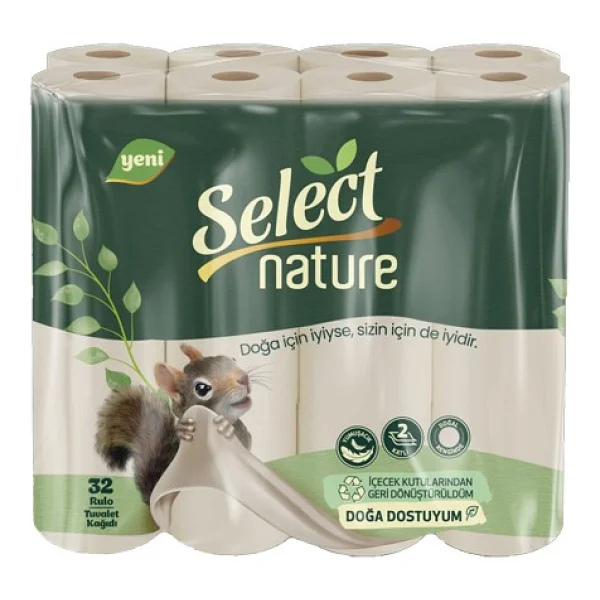 Select Nature 2 Katlı 32'li Tuvalet Kağıdı - Görsel 5