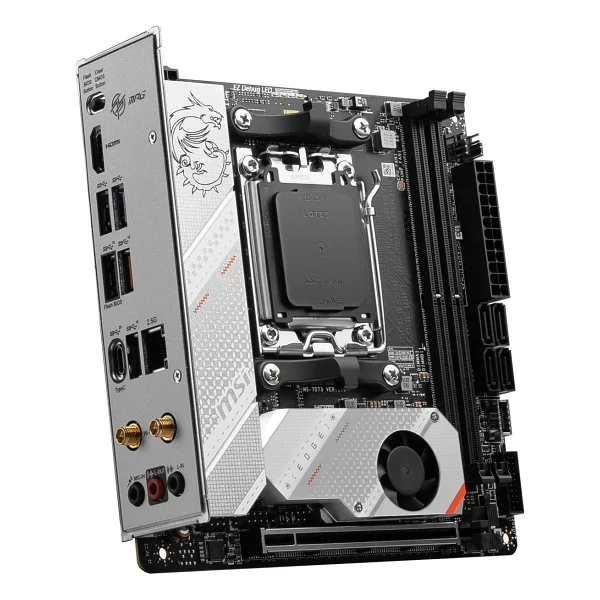 Msı Mpg B650ı Edge Wi-Fi AMD Am5 DDR5 Mini Itx Anakart - Görsel 6