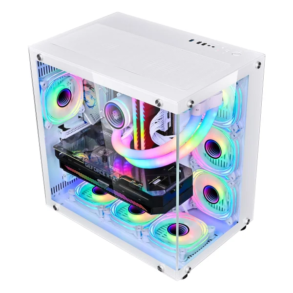 Game Master Wjcoolman Robin2 RGB Fanlı Beyaz Atx Oyuncu Kasası - Görsel 6