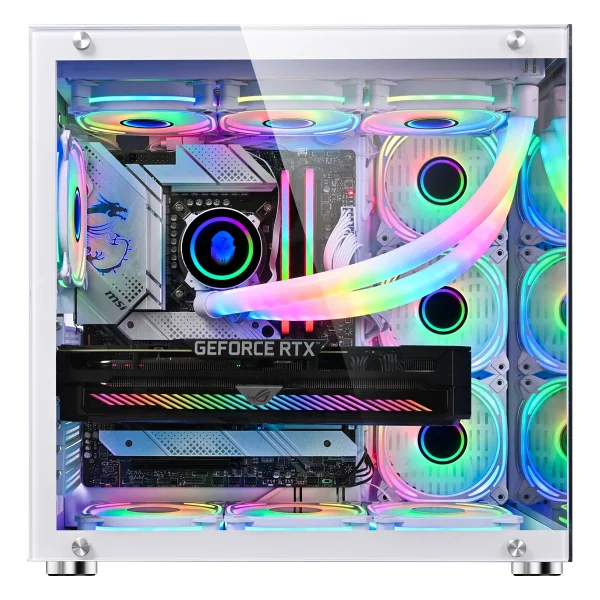 Game Master Wjcoolman Robin2 RGB Fanlı Beyaz Atx Oyuncu Kasası - Görsel 2