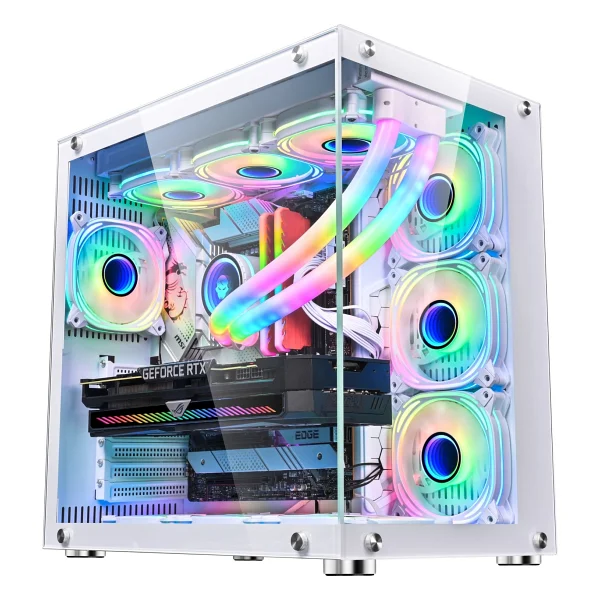Game Master Wjcoolman Robin2 RGB Fanlı Beyaz Atx Oyuncu Kasası - Görsel 3