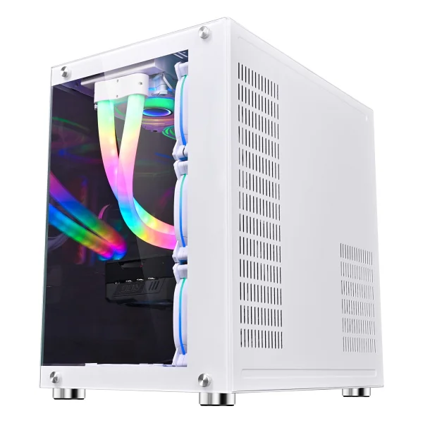 Game Master Wjcoolman Robin2 RGB Fanlı Beyaz Atx Oyuncu Kasası - Görsel 4