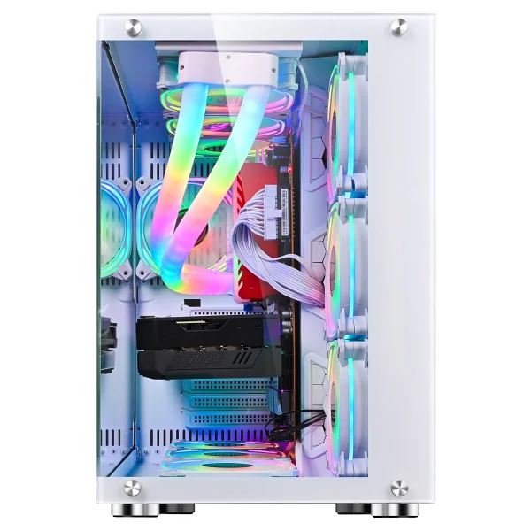 Game Master Wjcoolman Robin2 RGB Fanlı Beyaz Atx Oyuncu Kasası - Görsel 5