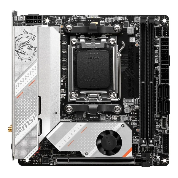 Msı Mpg B650ı Edge Wi-Fi AMD Am5 DDR5 Mini Itx Anakart - Görsel 3