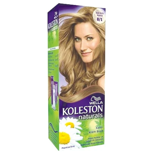 Koleston Naturals 8.1 Açık Küllü Kumral Saç Boyası - Görsel 2
