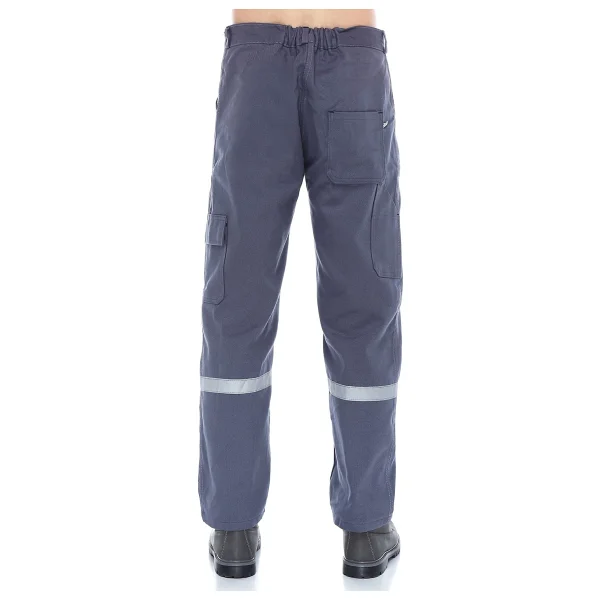Gabardine Kışlık Iş Pantolonu,Kaynakçı Pantolonu , 7/7 Gabardin Iş Pantolonu - Gri - XL - Görsel 2