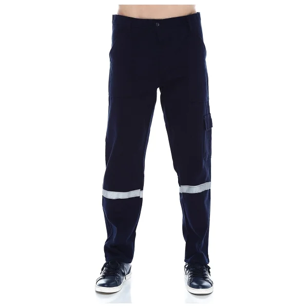 Gabardine Kışlık Iş Pantolonu,Kaynakçı Pantolonu , 7/7 Gabardin Iş Pantolonu - Gri - M - Görsel 3