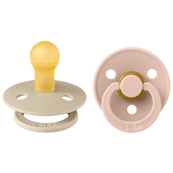 Bibs Colour Anatomik Vanilla-Cloud 0-6 Ay İkili Kauçuk Emzik - Görsel 3