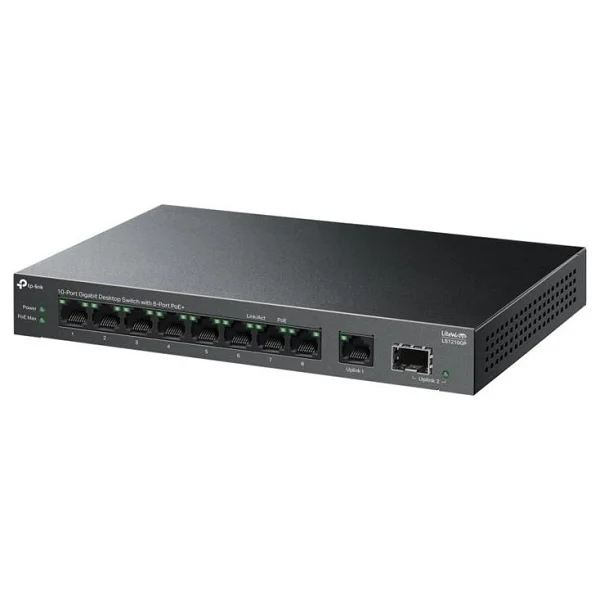 Tp-Link Ls1210gp 9 Port 10/100/1000 Mbps Gigabit Poe Switch - Görsel 5
