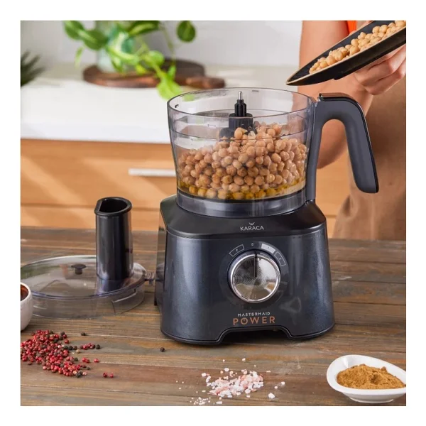 Karaca Mastermaid Power Multifunctional 10in1 Matte Black 2000 W Gıda Hazırlama Seti - Görsel 3