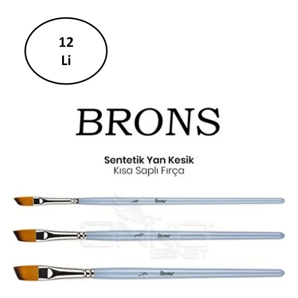 Brons Tavşan Ayağı Fırça 13 Mm (Br-2092) 12'li - Görsel 3