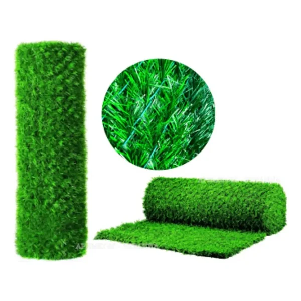 Msy Fence 120 Cm X 10 Mt Çim Çit Bahce Teli Yapay Çim Çit Teli Çimli Çit - Yeşil - Görsel 2