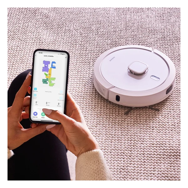 Homend Alex Laser Power Plus 1287h Çöp İstasyonlu Akıllı Robot Süpürge - Görsel 4