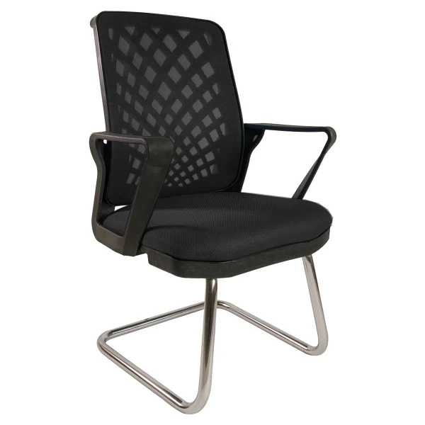 Arji Bekleme Koltuğu Misafir Koltuğu Z Ayak U Ayak Form Koltuk - 01-Siyah - Görsel 10