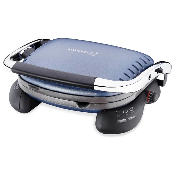 Korkmaz Castron A324-07 Lacivert Krom 1800 W Tost Makinesi - Görsel 5
